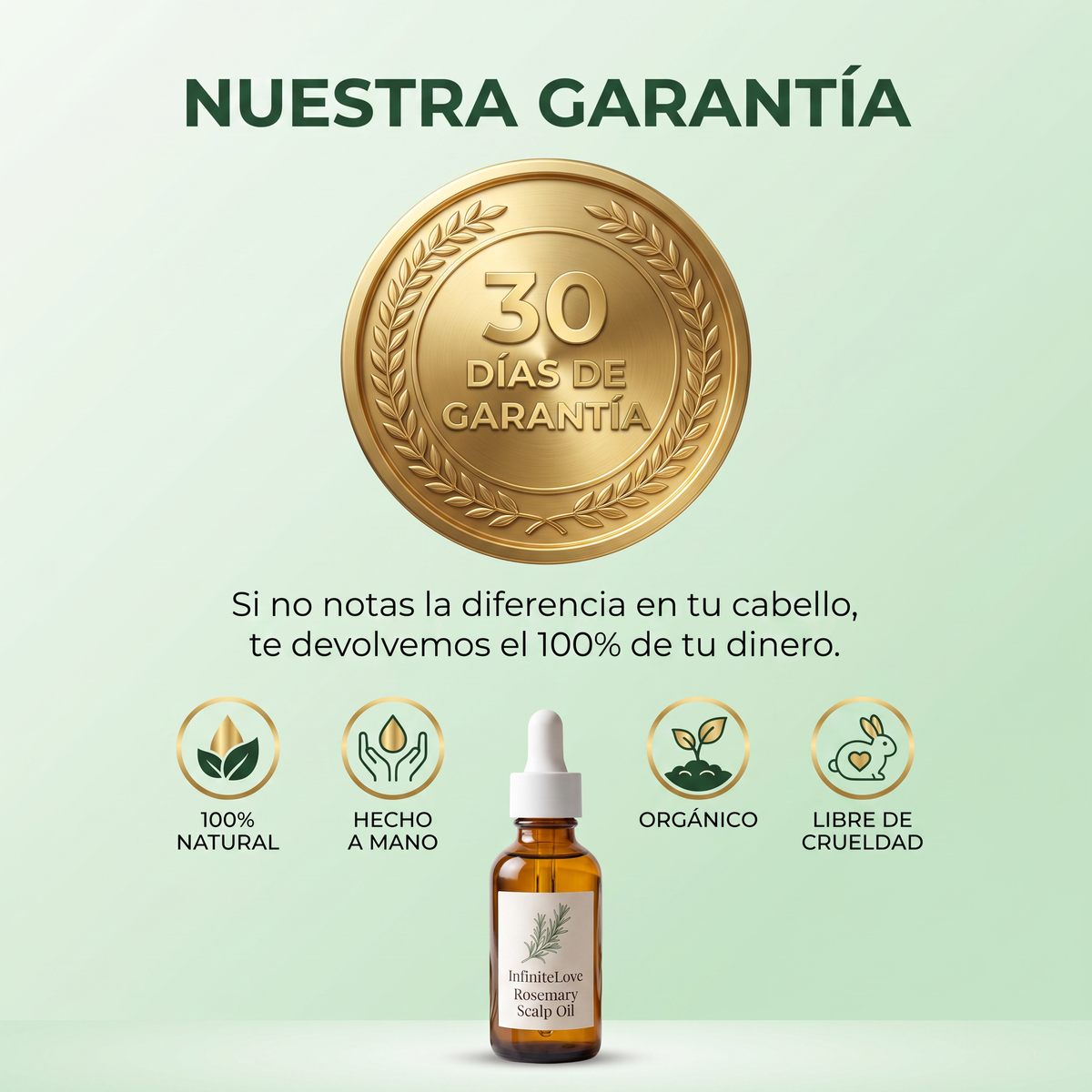 Aceite de Romero para Cuero Cabelludo - Tratamiento Capilar Nutritivo 30ml