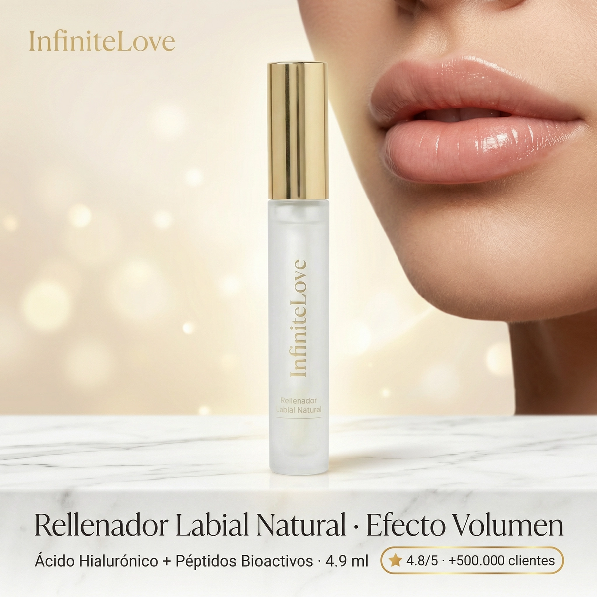 Rellenador Labial Natural | Efecto Volumen