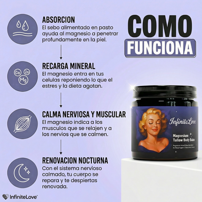 Bálsamo de Magnesio y Sebo Natural – Alivio Muscular y Relajación Profunda