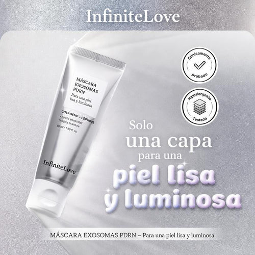 Mascarilla PDRN Exosome Glaze Peel-Off Colágeno Péptidos Efecto Glass Skin K-Beauty 50ml