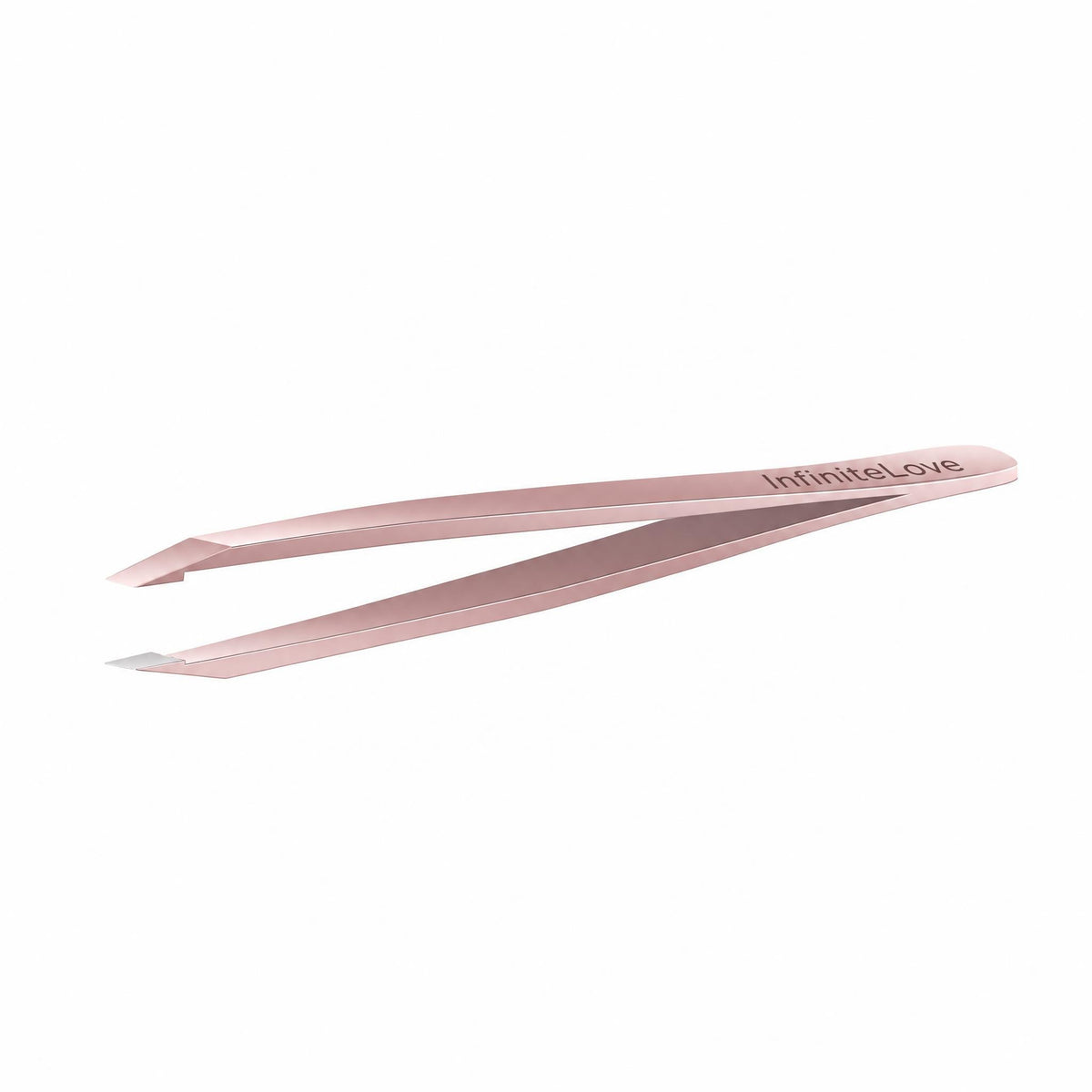 Set de Retoque para Cejas y Pestañas Pinzas de Precisión Acero Inoxidable Peine Doble Separador Oro Rosa