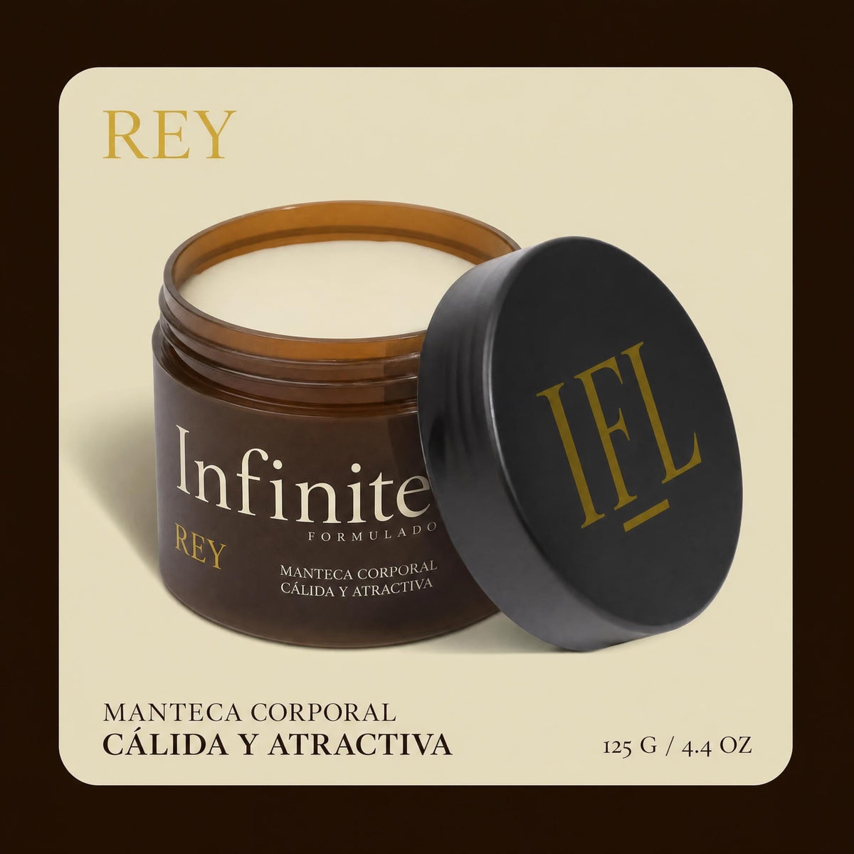 Infinite Love Bcn Ámbar Real — Manteca Corporal Perfumada 125 g
