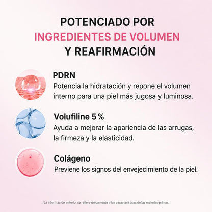 Crema Antiarrugas de Cuello PDRN Colágeno con Gua Sha — Reafirma Cuello y Escote 90 g