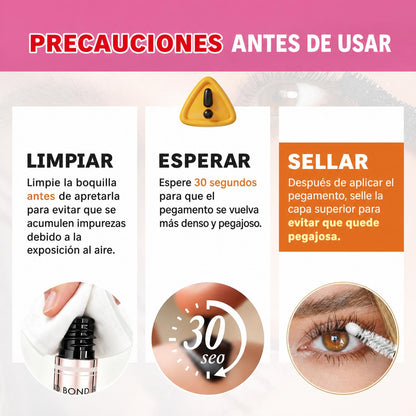 Infinite Love Bcn Dúo Fijación — Adhesivo y Sellador para Pestañas 2 en 1, 10 ml