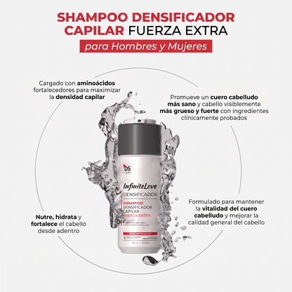 Shampoo Densificador Capilar Fuerza Extra con Nanoxidil 205ml