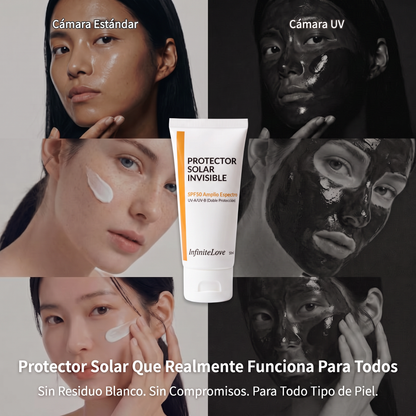 Protector Solar Invisible SPF50 Amplio Espectro para Rostro y Cuerpo 50ml