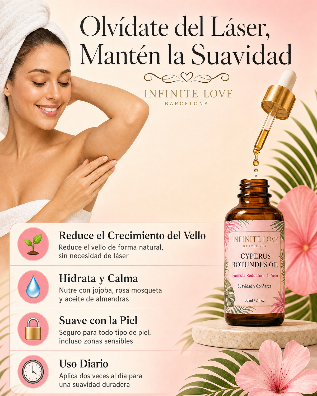InfiniteOil - Aceite Reductor del Vello