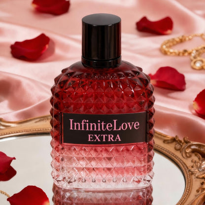 Infinite Love Bcn Extra Eau de Parfum Frutal Floral Ambar Vainilla Grosella Ron Rosa Mujer 100ml