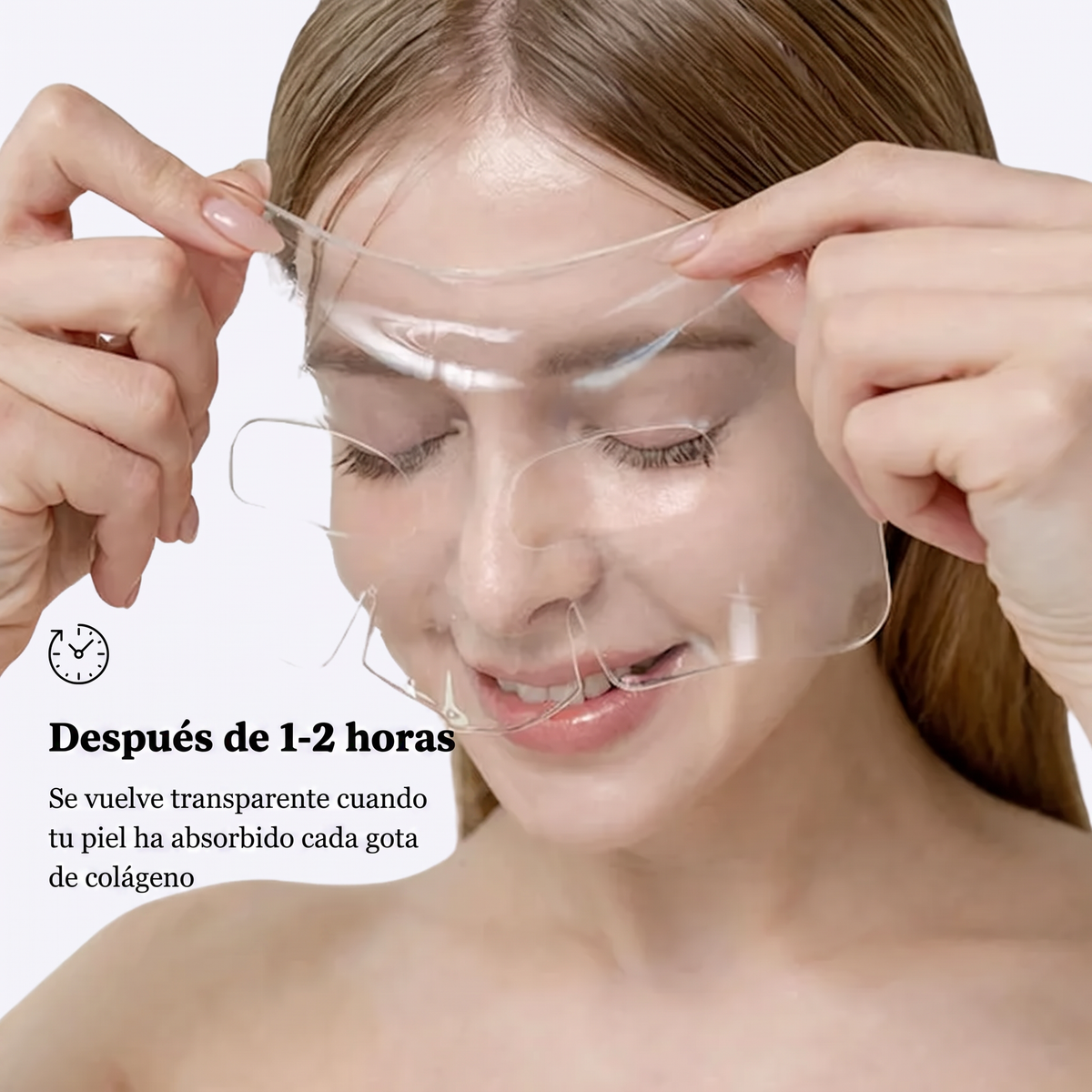 Mascarilla de Bio-Colágeno Efecto Glass Skin (4 Mascarillas por Unidad)