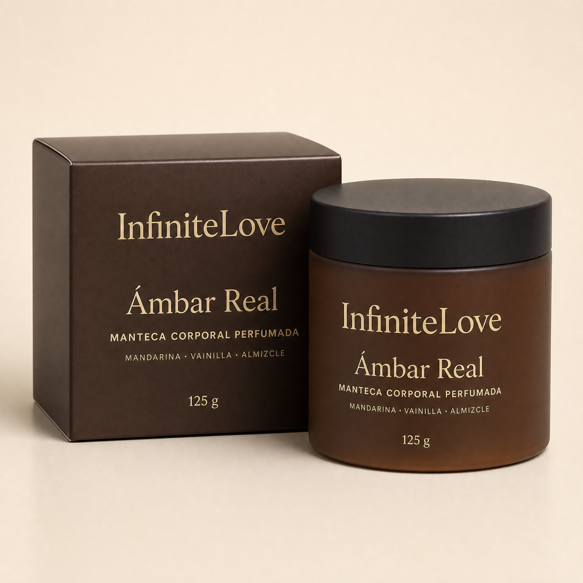 Infinite Love Bcn Ámbar Real — Manteca Corporal Perfumada 125 g