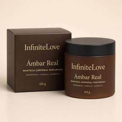 Infinite Love Bcn Ámbar Real — Manteca Corporal Perfumada 125 g