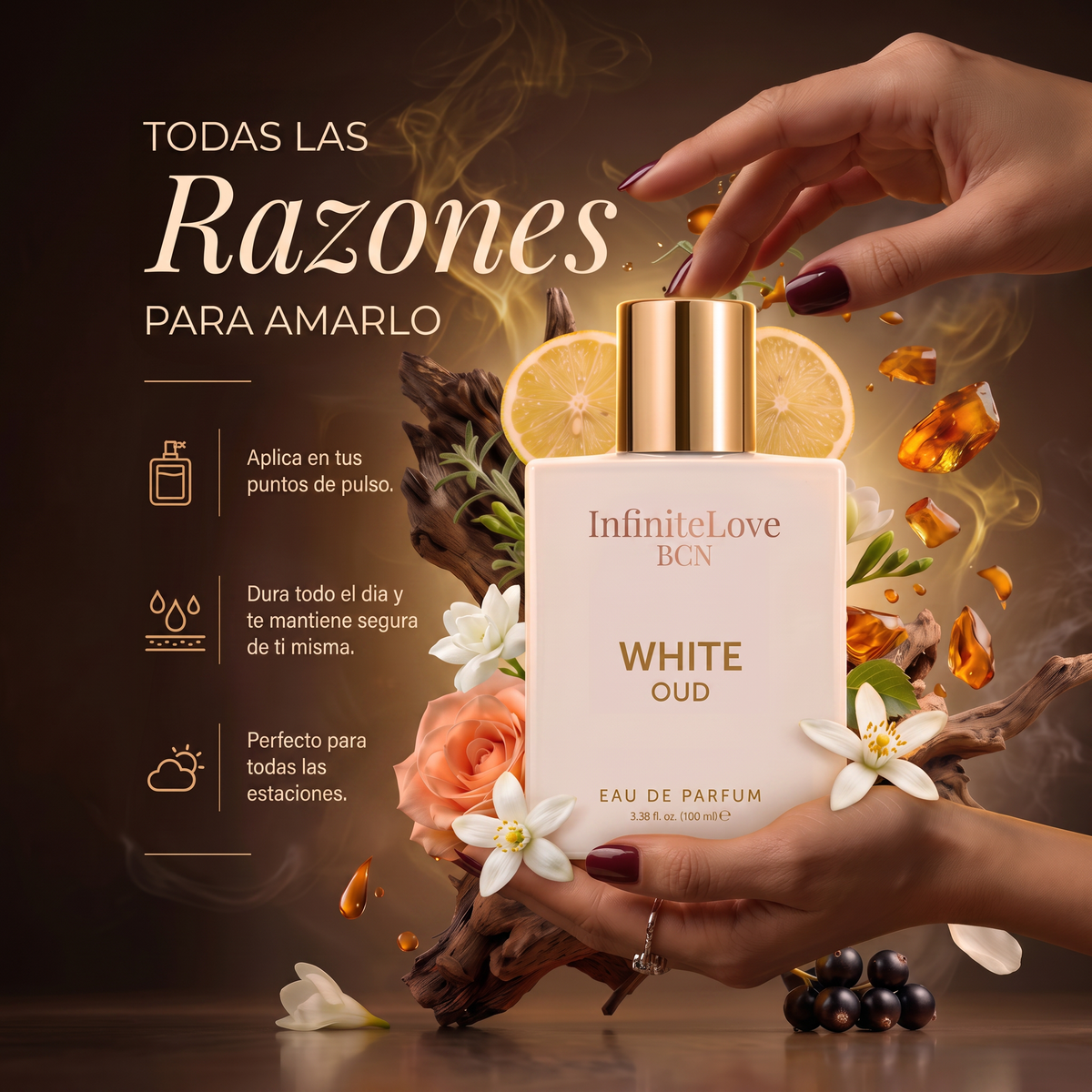 Perfume Oud Blanco 100ml
