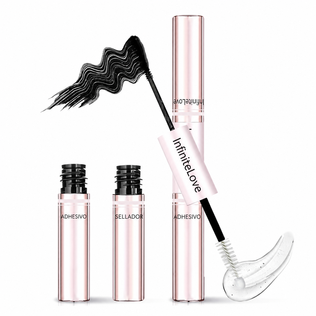 Infinite Love Bcn Dúo Fijación — Adhesivo y Sellador para Pestañas 2 en 1, 10 ml