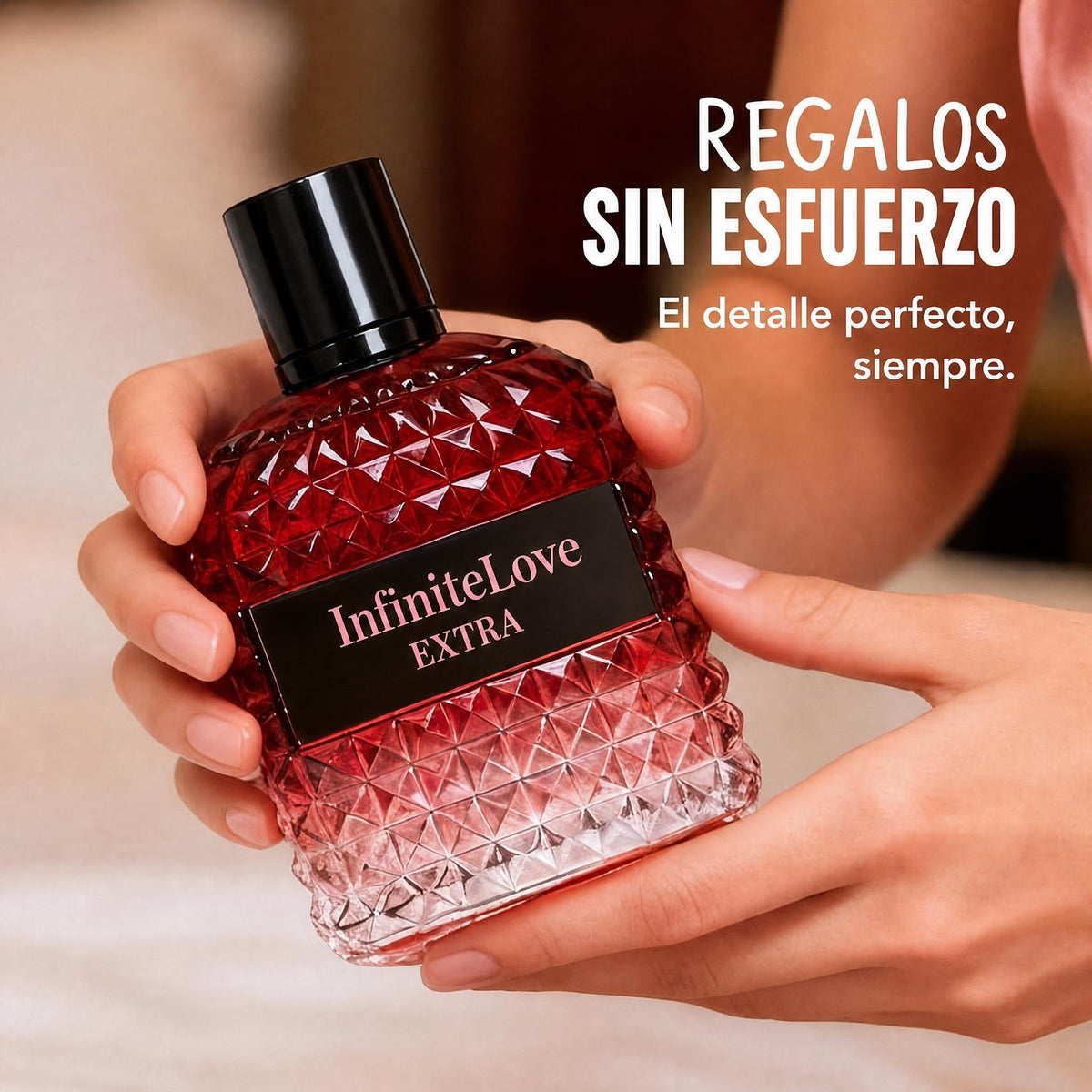 Infinite Love Bcn Extra Eau de Parfum Frutal Floral Ambar Vainilla Grosella Ron Rosa Mujer 100ml