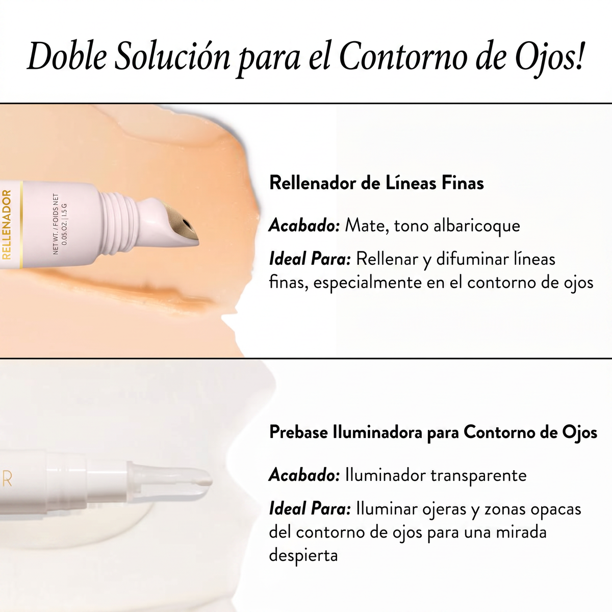 Rellenador de Líneas Finas - Primer Difuminador con Aplicador Metálico 15g