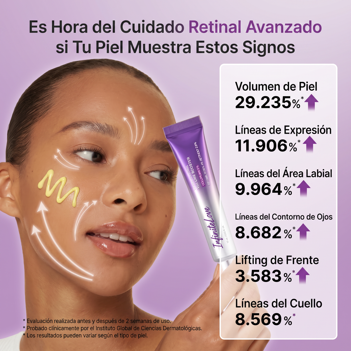 Sérum Retinal Potenciador de Volumen con Volufilina 5% y 4X-Retinoide 15ml