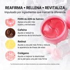 Parches de Hidrogel PDRN con Cafeína y Colágeno para Contorno de Ojos 60 Unidades 85g