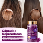 Cápsulas Vitamínicas Capilares con Argán - Tratamiento Reparador Anti-Frizz (40 uds)