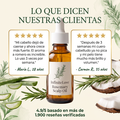 Aceite de Romero para Cuero Cabelludo - Tratamiento Capilar Nutritivo 30ml