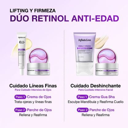 Parches Revitalizantes de Retinol y Frutos Rojos para Contorno de Ojos - 60 Unidades 83g
