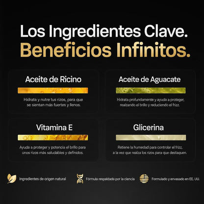 Acondicionador Sin Aclarado Hidratación y Definición Rizos Sin Siliconas 275ml