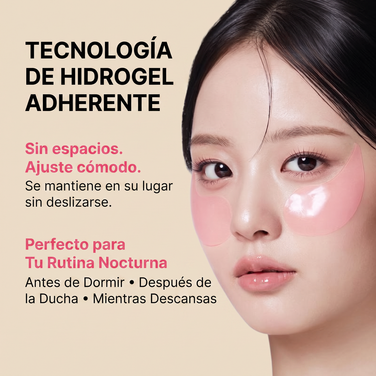 Parches de Hidrogel PDRN con Cafeína y Colágeno para Contorno de Ojos 60 Unidades 85g