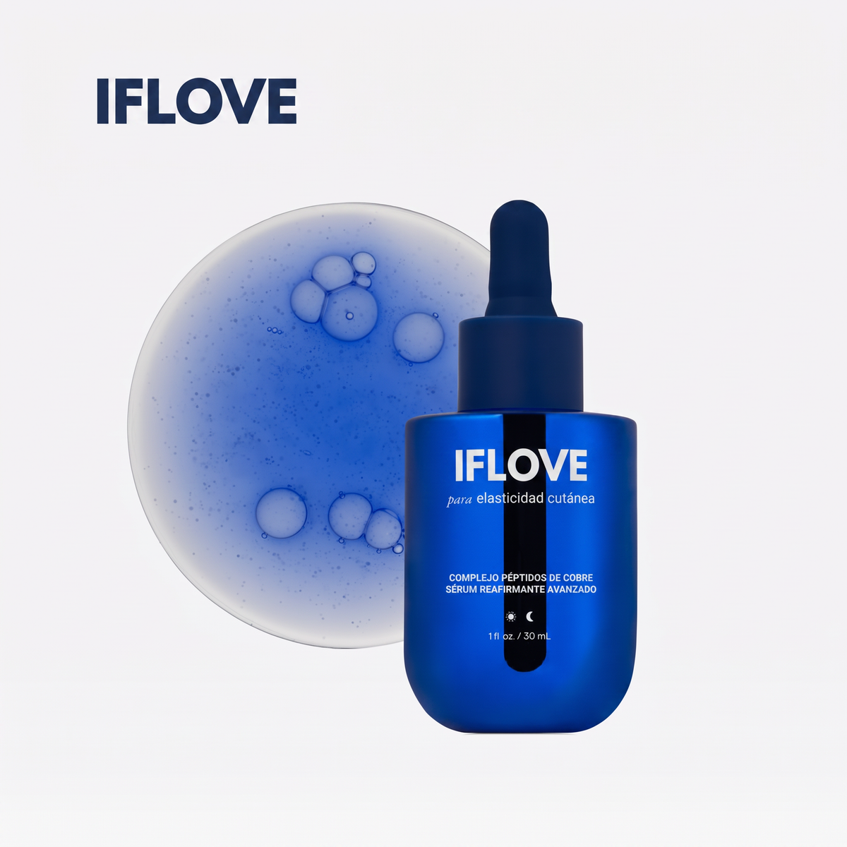 Sérum Reafirmante Péptidos de Cobre GHK-Cu 1% Complejo Antiedad Elasticidad Cutánea 30ml