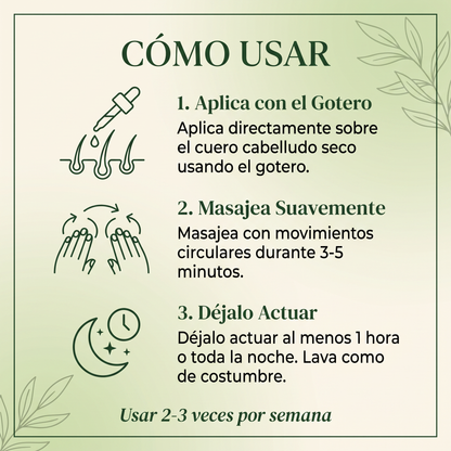 Aceite de Romero para Cuero Cabelludo - Tratamiento Capilar Nutritivo 30ml