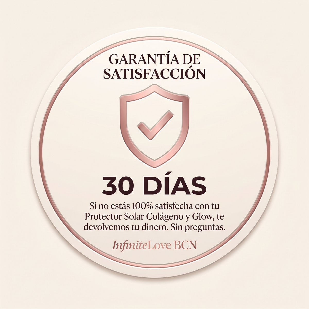 InfiniteSun - Protector Solar Facial Colágeno y Glow SPF 50