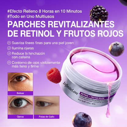 Parches Revitalizantes de Retinol y Frutos Rojos para Contorno de Ojos - 60 Unidades 83g