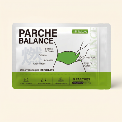 Parches Herbales Balance — Fórmula Japonesa 6 Hierbas Alivio Menstrual 5 uds