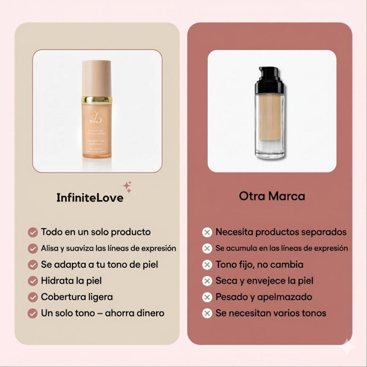 Base de Maquillaje Antiedad SPF 50 – Se Adapta al Tono de Piel