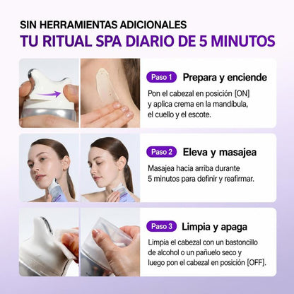 Crema Gua Sha Refinadora Colageno Retinol Reafirmante Contorno V Cuello Escote K-Beauty 80ml