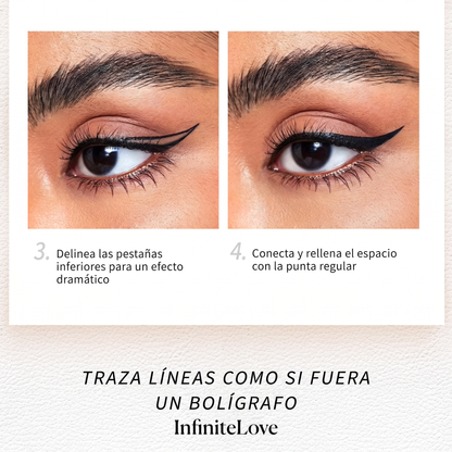 Delineador de Ojos Precisión Absoluta - Resistente al Agua y de Larga Duración 24h