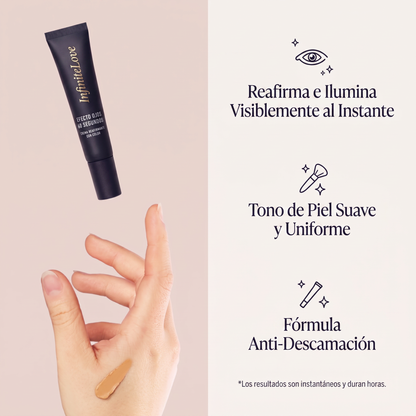 Crema Reafirmante de Contorno de Ojos 60 Segundos - Efecto Tensor Instantáneo con Color