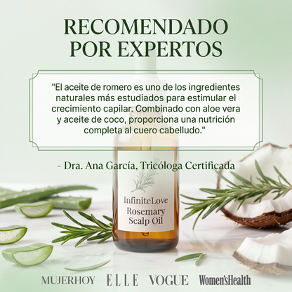 Aceite de Romero para Cuero Cabelludo - Tratamiento Capilar Nutritivo 30ml
