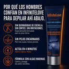 Crema Depilatoria Íntima Hombre Acción Rápida 4 Min Alga Marina Dermatológica 100ml