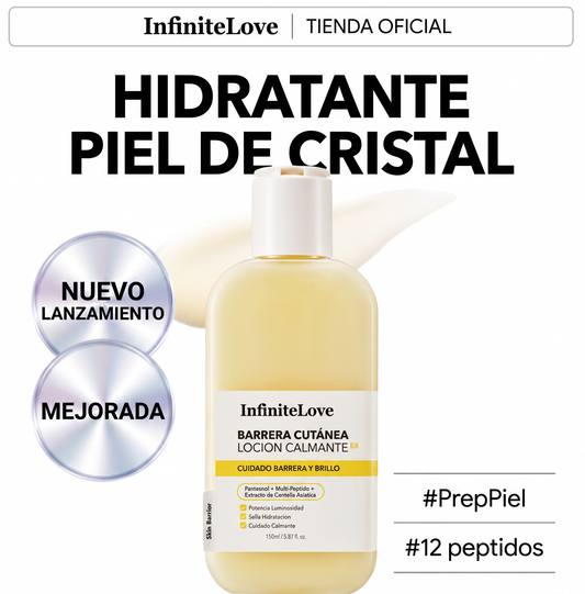 Locion Calmante Barrera Cutanea Centella Asiatica 9 Peptidos Glucosa Pantenol Piel Cristal K-Beauty 220ml