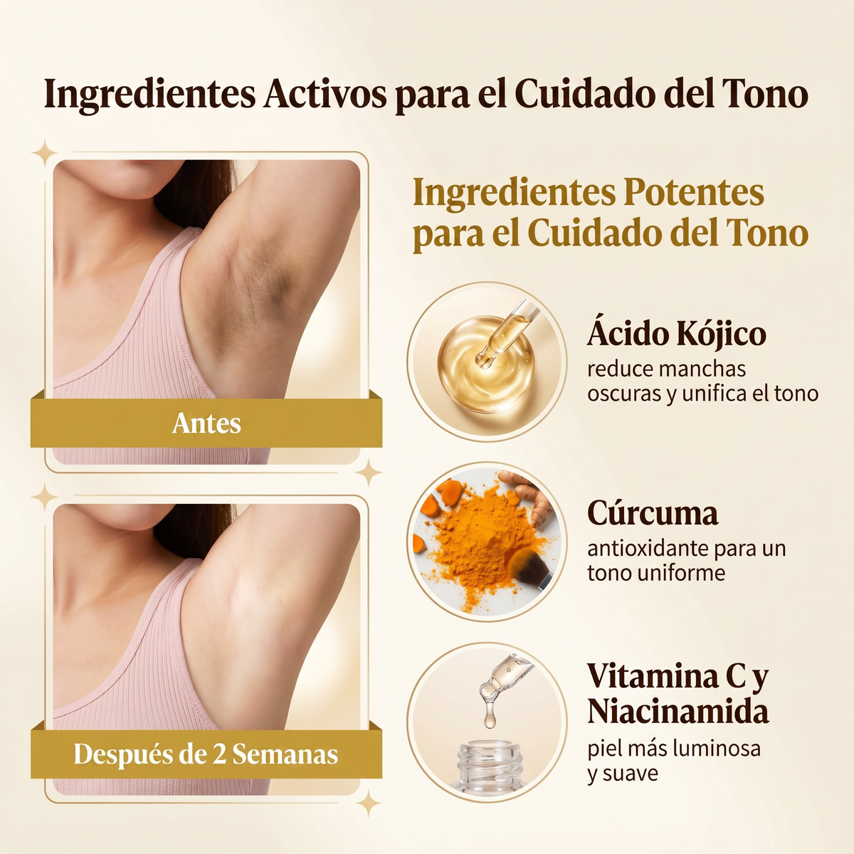 InfiniteFresh — Desodorante Aclarante con Ácido Kójico