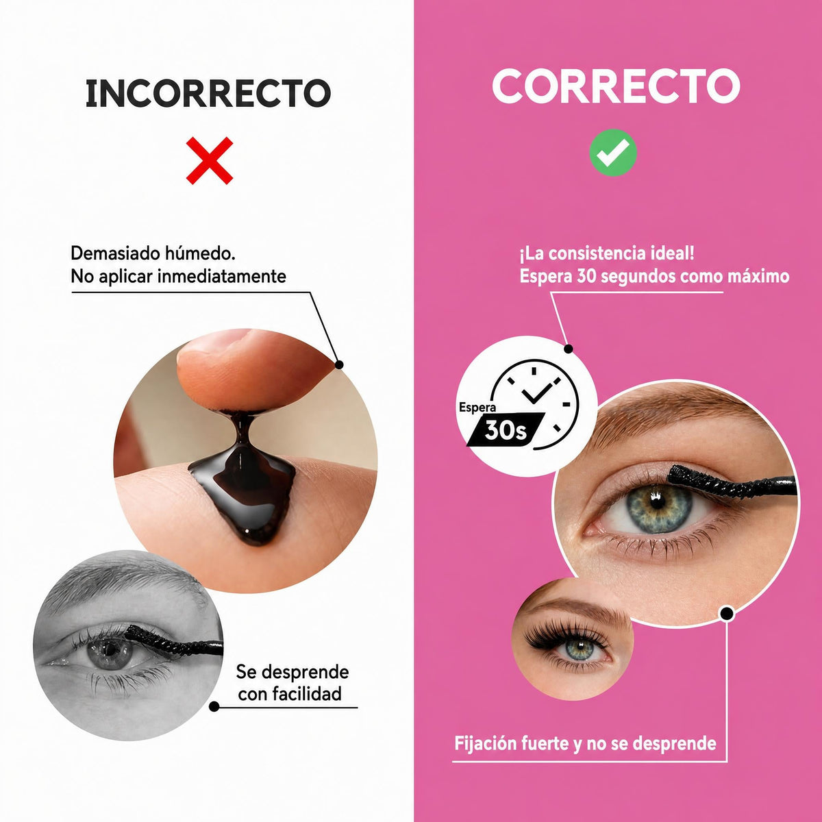 Infinite Love Bcn Dúo Fijación — Adhesivo y Sellador para Pestañas 2 en 1, 10 ml