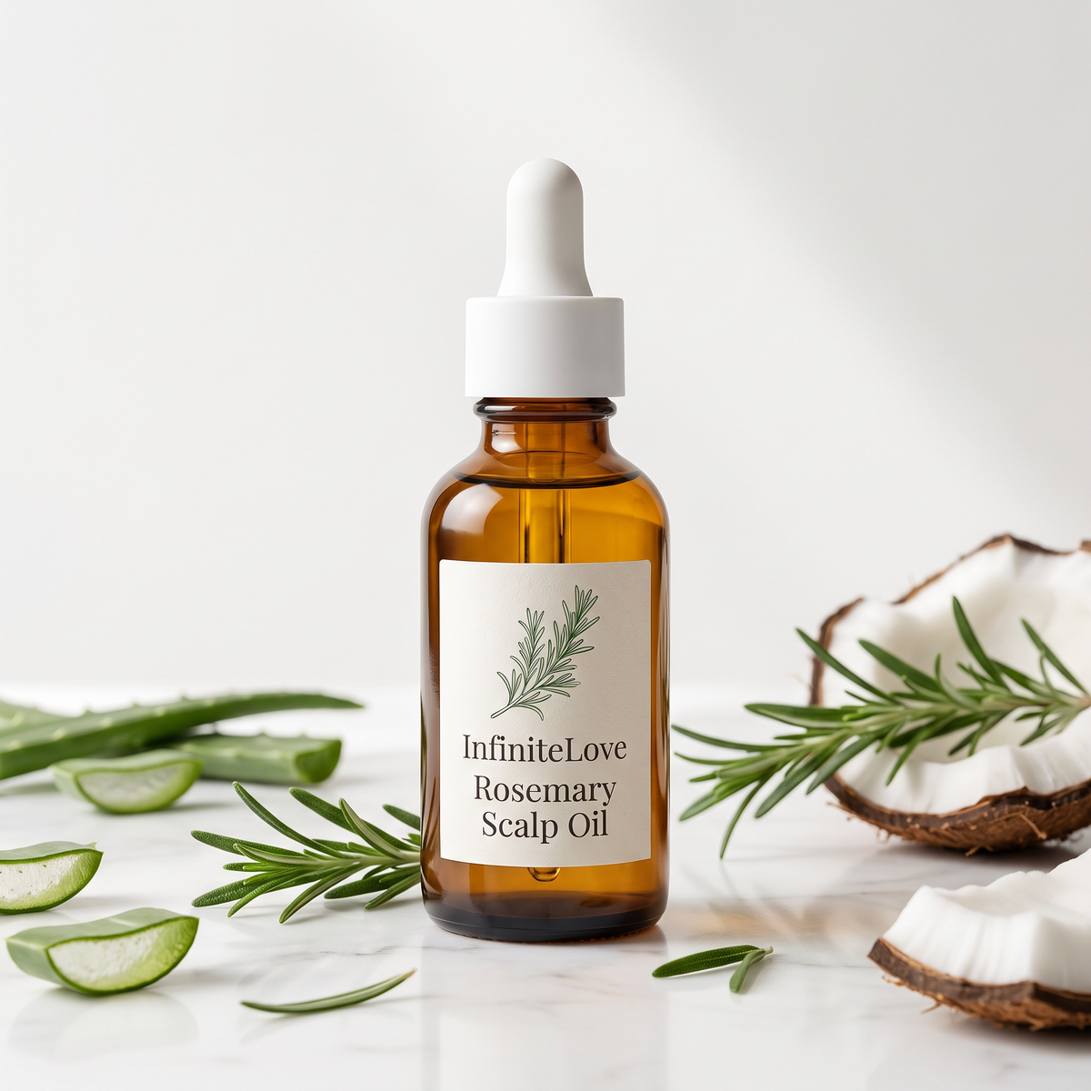 Aceite de Romero para Cuero Cabelludo - Tratamiento Capilar Nutritivo 30ml