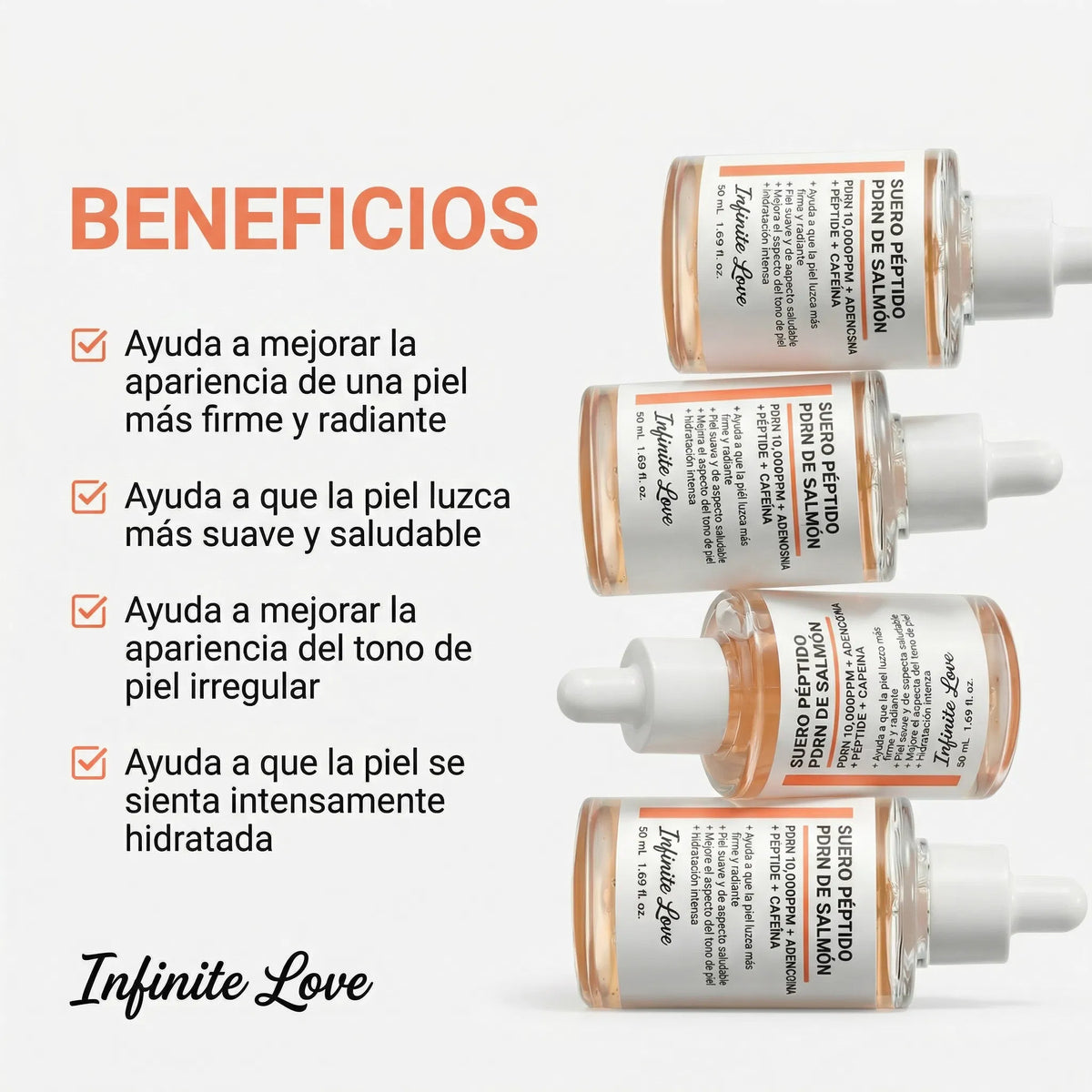 Sérum Facial PDRN con Péptidos – Reparación y Luminosidad