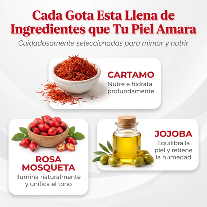 Body Splash Yummy - Aceite Corporal Hidratante con Cártamo, Jojoba y Rosa Mosqueta (240ml)