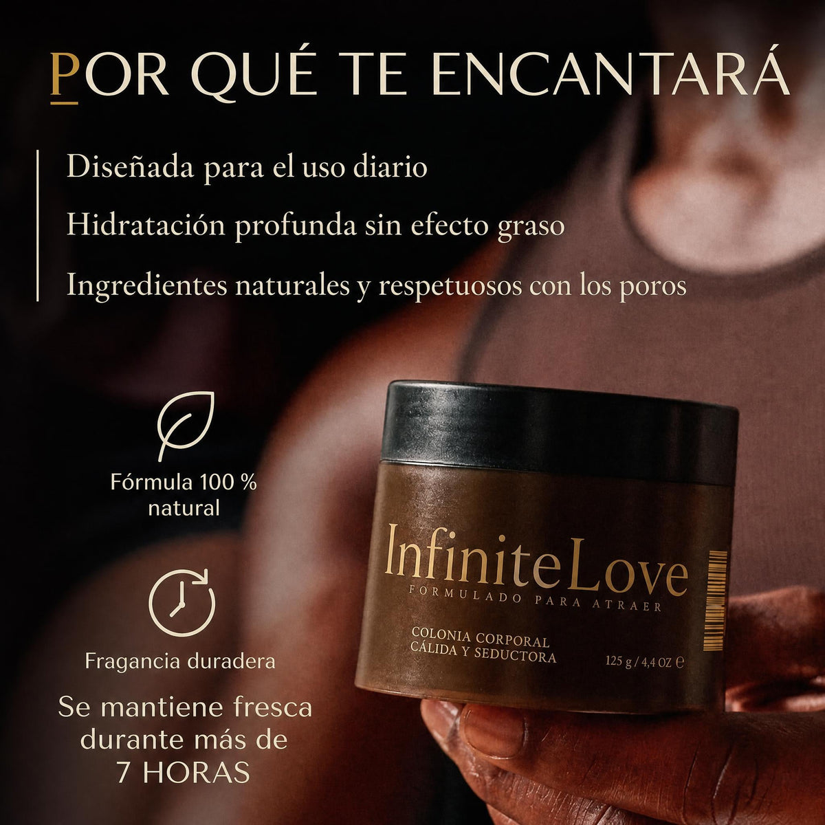 Infinite Love Bcn Ámbar Real — Manteca Corporal Perfumada 125 g