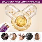 Cápsulas Vitamínicas Capilares con Argán - Tratamiento Reparador Anti-Frizz (40 uds)