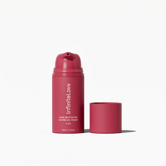 Base Maquillaje Adaptativa Cambia de Color SPF15 Cobertura Natural 16h 30ml